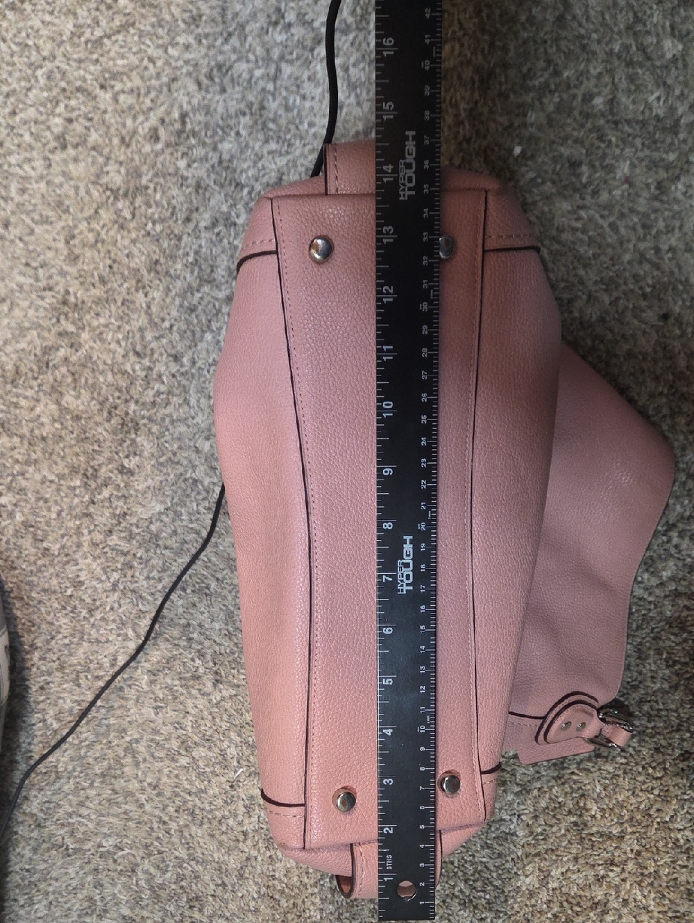 Coach Edie 31 Light Pink Pebbled Leather Purse - Picture 16 of 16